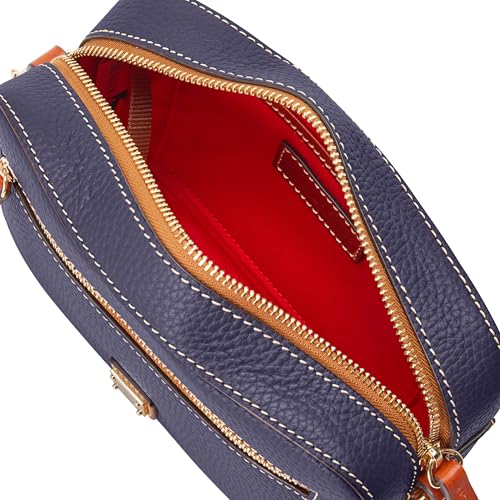 Dooney & Bourke Women's Camera Zip Crossbody in Pebble Grain Leather, Small Handbag with Adjustable Shoulder Strap3