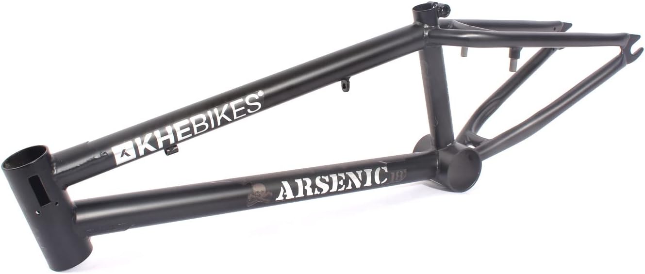 KHEbikes KHE Arsenic BMX Frame 18 Inch Matt Black Only 4.92lbs Affix Ready US BB