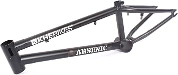 KHEbikes KHE Arsenic BMX Frame 18 Inch Matt Black Only 4.92lbs Affix Ready US BB