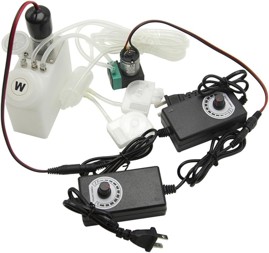 1Set 250ml Ink Tank Stirrer Motor Filter Circulation CISS L1800 Printer DTF UV Printer White Ink Tank with Power Tank