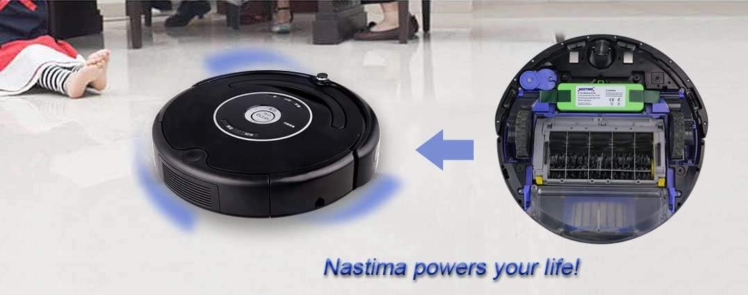 NASTIMA 6400mAH Lithium ion Replacement Battery for iRobot Roomba 500 600 700 800 Series 500 510 521 530 531 532 533 535 550 552 560 562 565 570 580 600 610 620 620 620 622 650 660 700 760