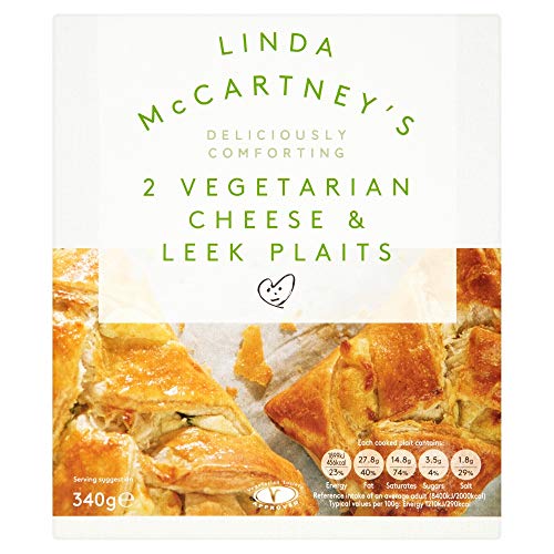 Linda Mccartney Vegetarian Cheese & Leek Plaits 2 x 170g (Frozen)