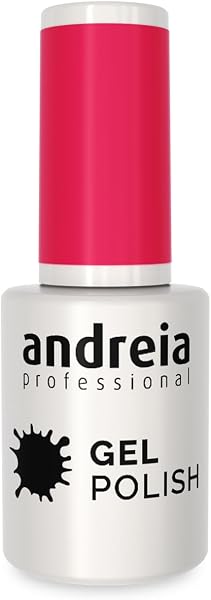 Andreia Vernis Gel Semi-Permanent pour Lampe UV/LED - Vernis à Ongles Couleur Intense Tenue 4 Semaines pour French Manucure - Couleur 218 Blanc - Nuances de Clair - 10.5 ml - 4