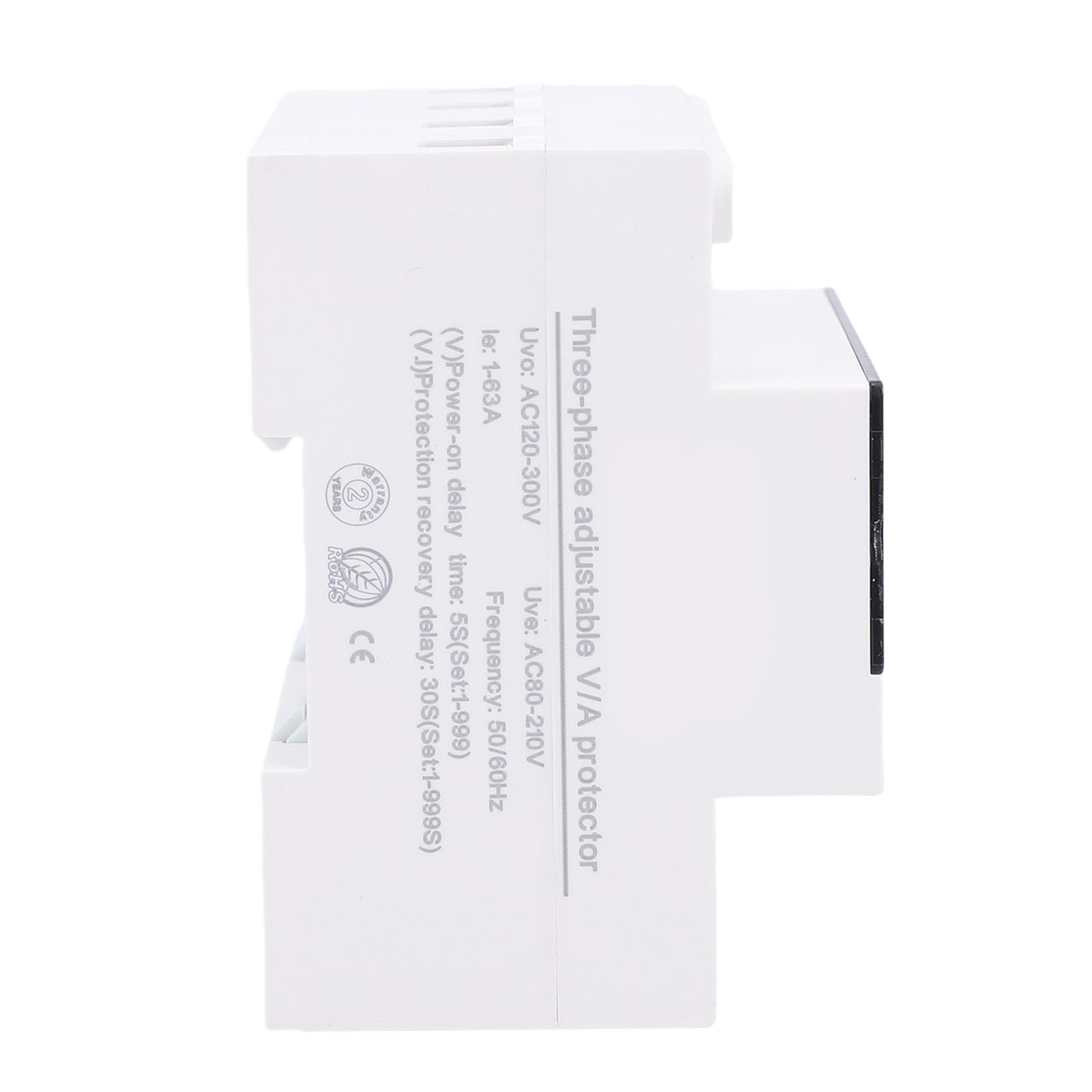 FTVOGUE Interruptor de Transferencia Automática 4P 63A, ATS Trifásico con Protección contra Sobretensión y Subtensión de Sobrecorriente Ajustable para Red Eléctrica del Inversor del Generador,
