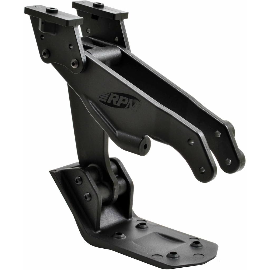RPM 81592 HD v2 Wing Mounts - Black: ARRMA Kraton 6S EXB v2