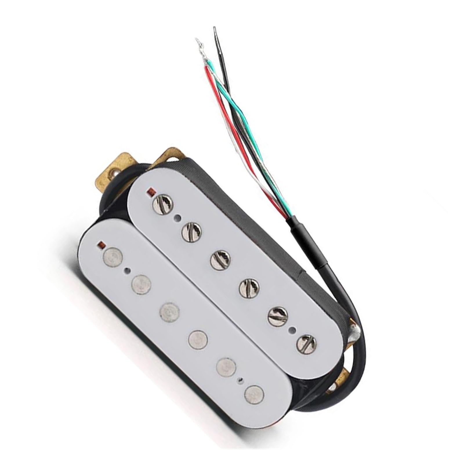 Humbuckers para guitarra eléctrica disponibles en varios colores(White N B)