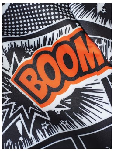 SHENHE Men's Zip Up Hooded Jacket Graphic Print Streetwear Bomber Jacket Outerwear3