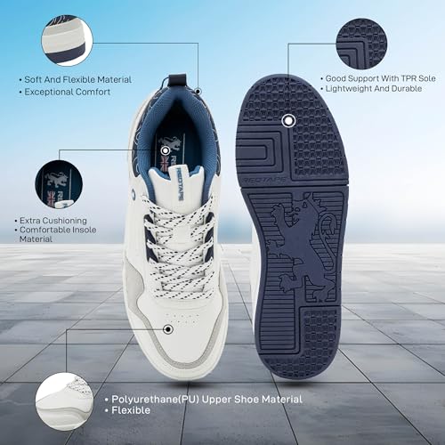 Image of Red Tape Lifestyle Sneaker Shoes for Men | Elegantly Rounded Front, Soothing Insole & Impact-Resistant Comfort