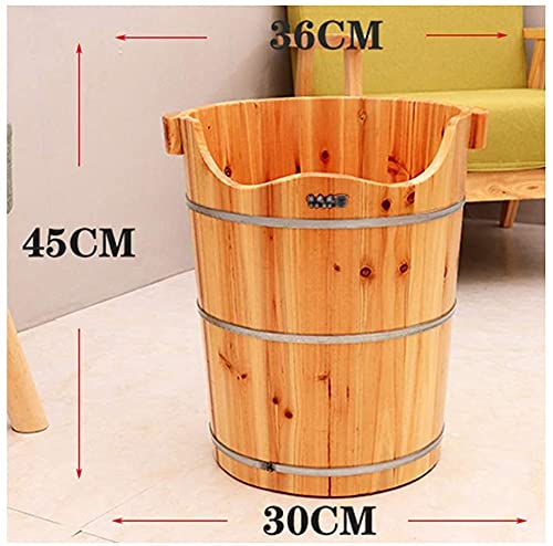 Baño de pies spa de madera para masaje y detox miniatura 2
