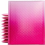 IMPOFFI 8.5x11 Inch 30 Pack Pink Bubble Mailers, Waterproof Padded Envelopes, Self Seal, Strong Adhesion Bubble Envelopes, Cushioning Padded Mailers for Small Items