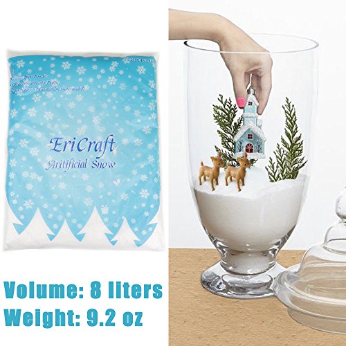 Ericraft 6893 SOFT SNOW Artificial Snow,8 Liters, 9.2 Oz, Plastic Snow thumb #1