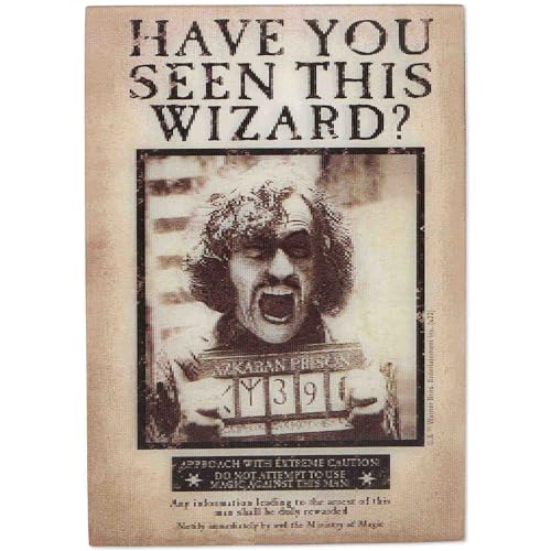 Imán metálico Harry Potter Sirius Black rectangular