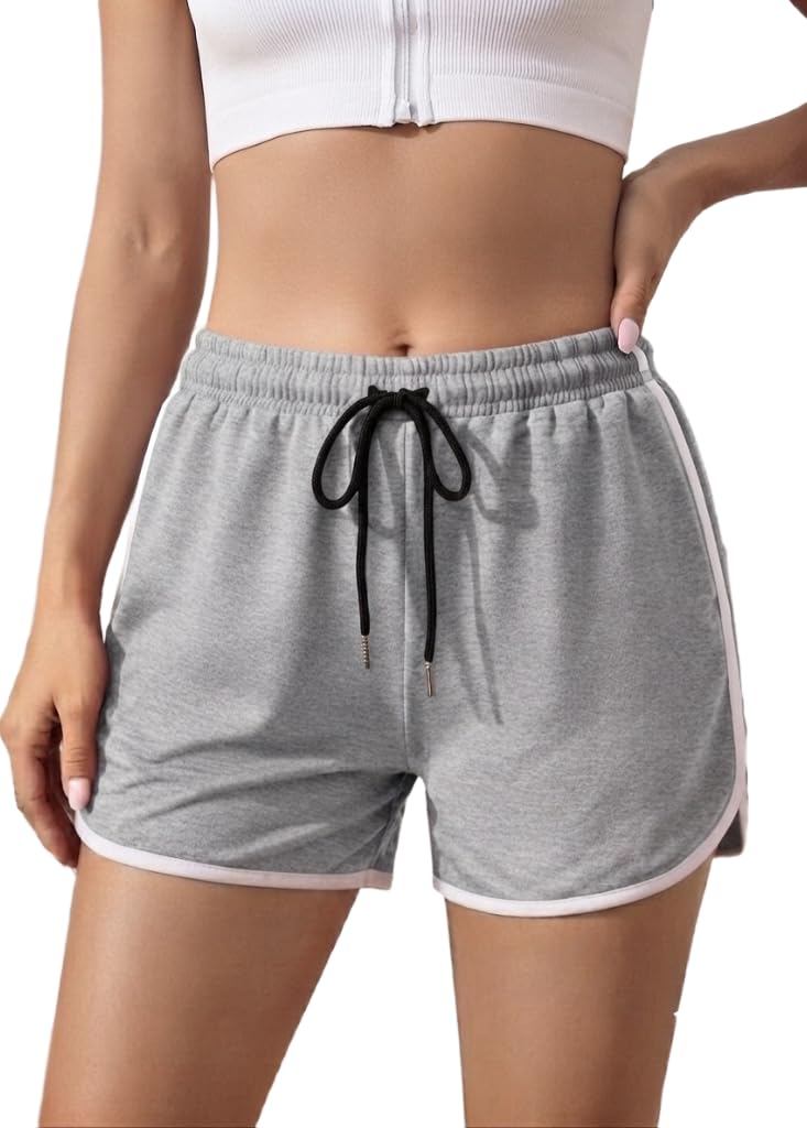 eha Women's Cotton Shorts | Shorts for Women | Women's Gym Shorts | Running Shorts for Women | Workout Shorts | Yoga Shorts | High Waist Shorts | Elastic Waist Casual Shorts-picture-36