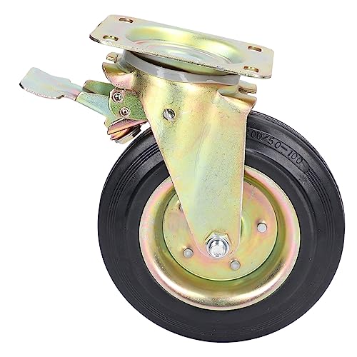 Roda de Rodízio de 8 Polegadas, Tipo de Freio Liga de Resistência Ao Desgaste Hub 440LBS Capacidade