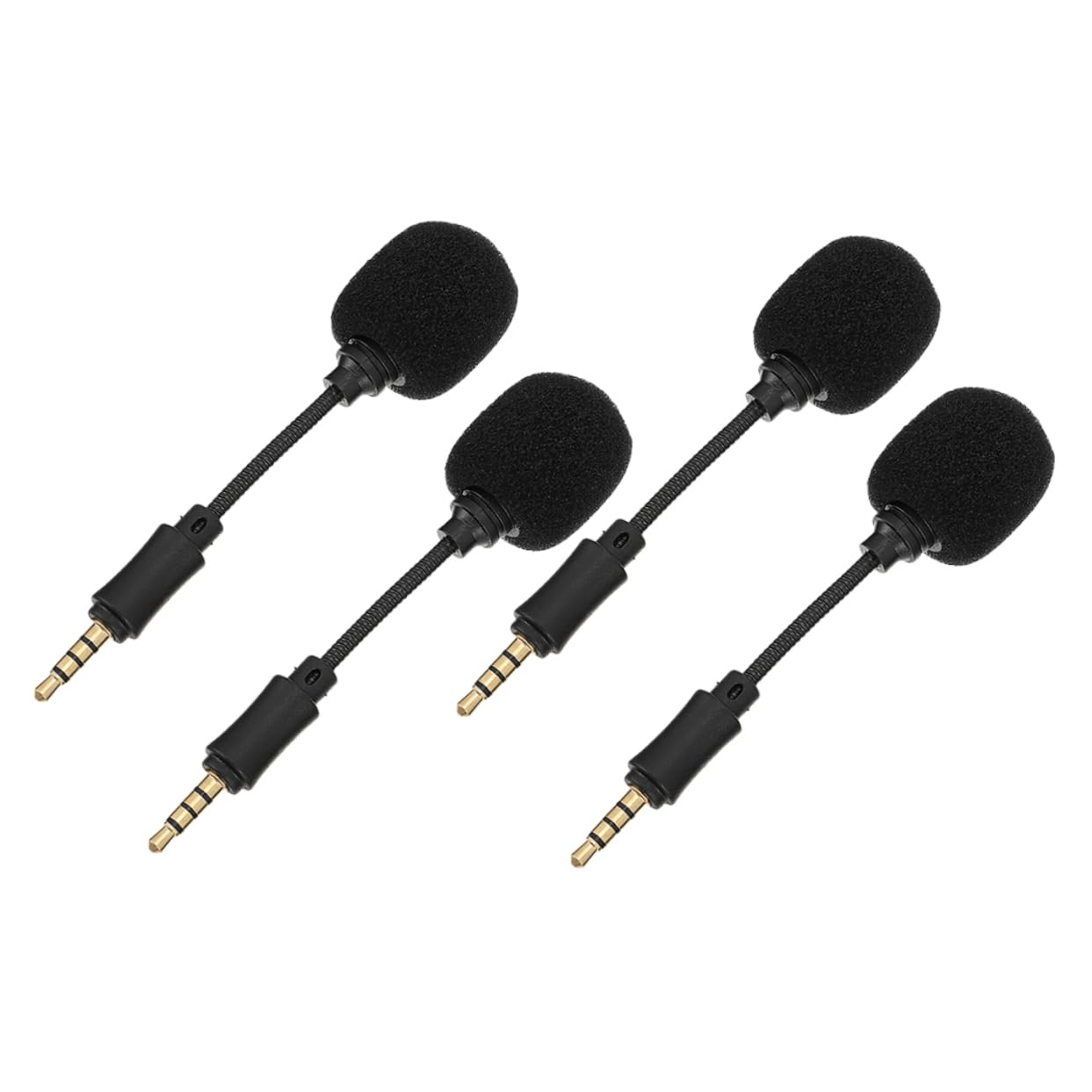 SUPVOX 3sets Noise Reduction Microphone Recording Mic for Live Streaming Portable Voice Recording Accessory 4pcs*3