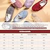 EverFoams Damen Winter Warme Hausschuhe Kunstwolle Memory Foam Geschlossen Pantoffeln, grau, 38/39 EU #5