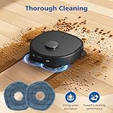 JORAIR 24 Pack Replacement Accessories Kits Compatible with Eufy X10 Pro Omni Vacuum, 2 Main Brush, 4 Mop Cloths, 6 Dust Bags, 4 HEPA Filter, 6 Side Brush, 1 Cleaning Tools, 1 Screwdriver - Image 4