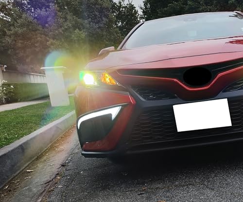 iJDMTOY Luz LED DRL con intermitente Toyota Camry 21-24 miniatura 6