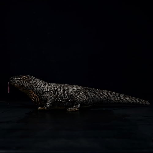 Miniatura 3 de ZHONGXIN MADE Komodo - Juguete de peluche de dragón, realista de 30 pulgadas, monitor de dragón de Komodo, animales de peluche de lagarto largo