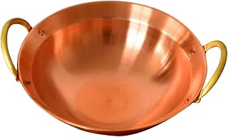 Copper Hot Pot Hotpot Pan Versatile Chinese Style Shabu Shabu Pot Cookware for Party Camping Household Commercial Restaurant, 24cm