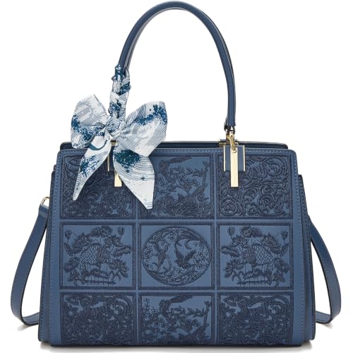 Image of FOXLOVER Medium Tote Bag for Women Designer Vintage Satchel Handbags Top-handle Purses