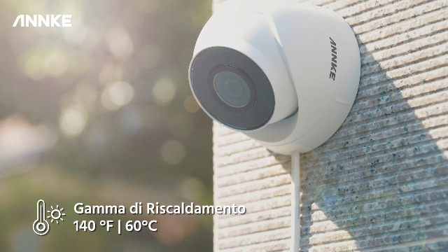 ANNKE Telecamera di Sorveglianza per Esterni, Telecamera PoE 3K con Rilevamento Persone/Veicoli, Telecamera IP con Registrazione, Visione Notturna EXIR 2.0, Impermeabilità IP67, Accesso Remoto