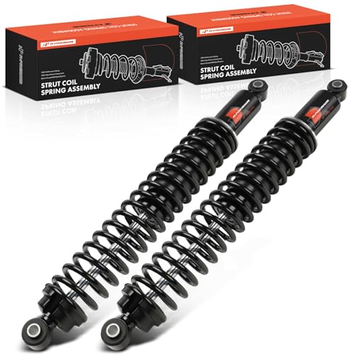 A-Premium Rear Load Adjusting Shock Absorber Compatible with Jeep WJ Series Grand Cherokee 1999-2004, 2-PC Set