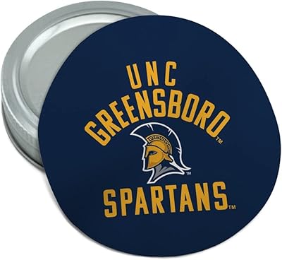 UNC Greensboro Spartan Round Rubber Non-Slip Jar Gripper Lid Opener