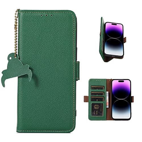 Étui Google Pixel 8a antivol RFID vert avec fermeture aspiration latérale et antichoc