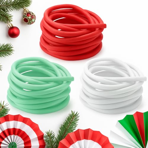 Frienda 3 Pcs Christmas Foam Noodle for Crafts 59 ft