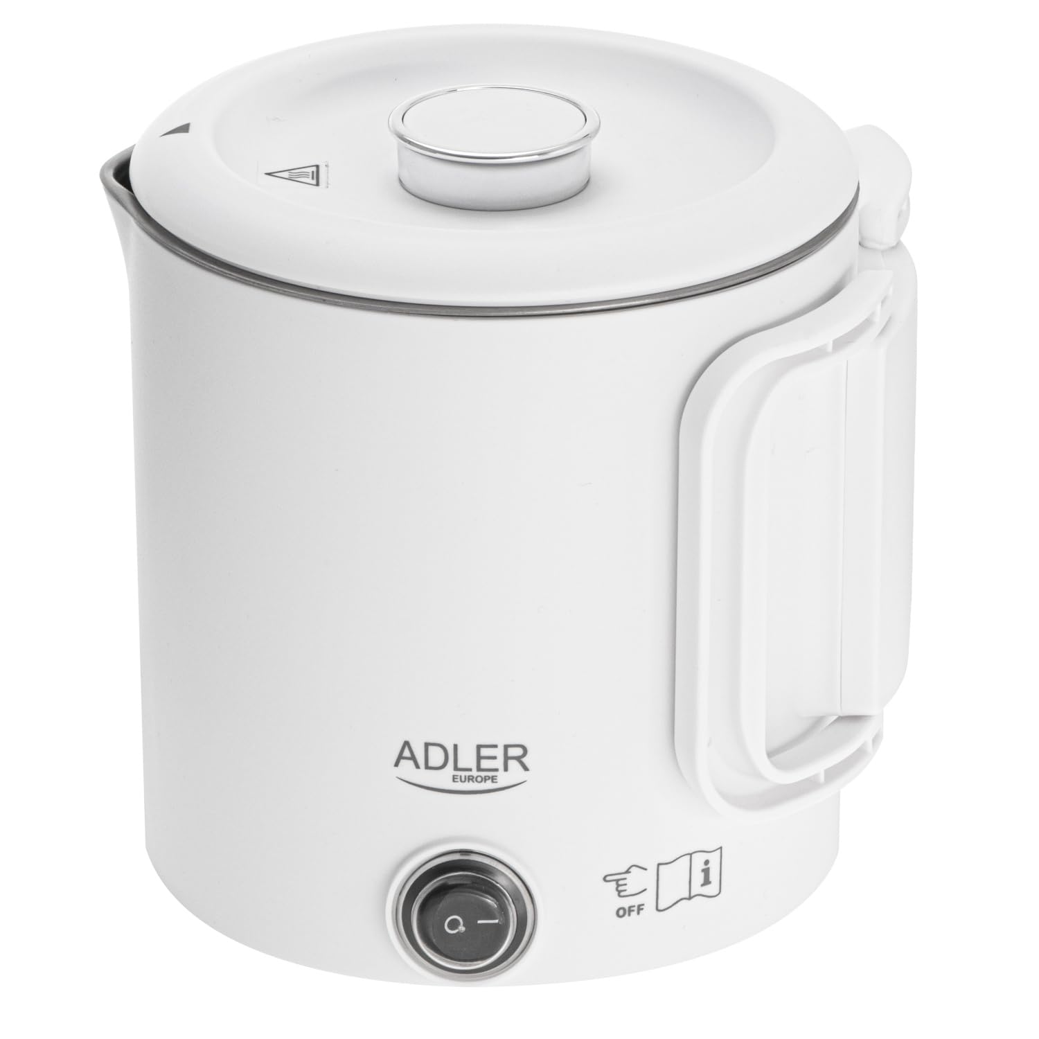 Bouilloire électrique 0,8L Adler ad_1388w idéale pour studio et bureau