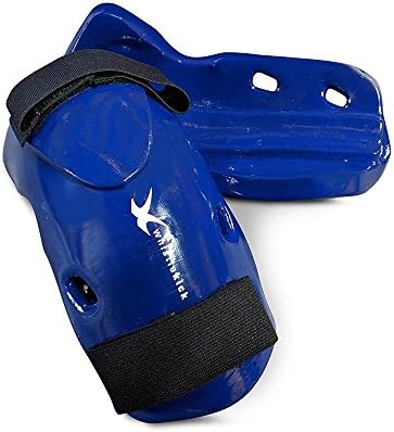whistlekick Martial Arts Forearm & Elbow Guards for Karate, Taekwondo & Kickboxing - with Warranty