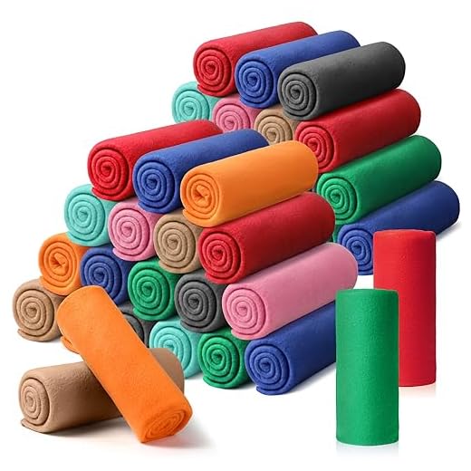 Kinlop 40 Packs Fleece Throw Blankets Bulk 60x50 Inch Soft Plush