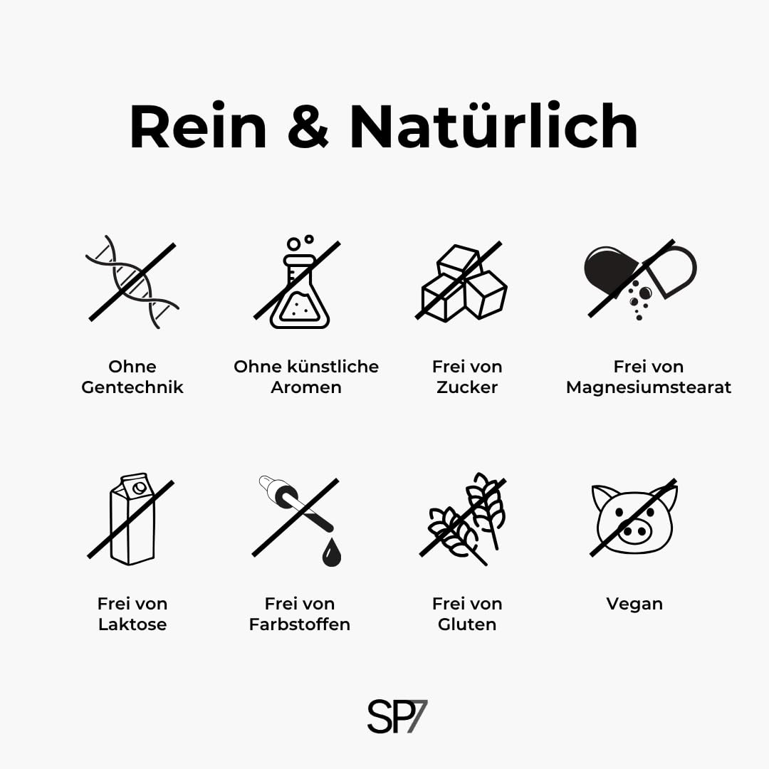 SP7® Shilajit Pro Kapseln - Himalaya Mumijo mit 85 Minerals - 120 Kapseln - hochdosiert 1000mg pro Tagesdosis - originales Shilajit aus Himalaya - vegan & laborgeprüft