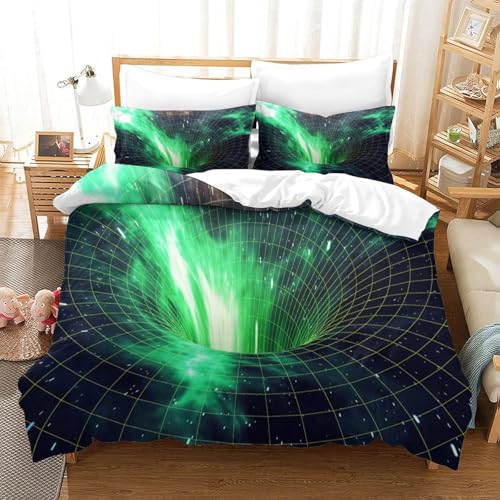 Housse de couette 3D Vortex Cosmique pour apaiser les nuits agitées des enfants - 3