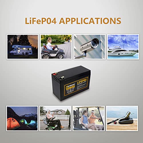 Nermak 12V 10Ah LiFePO4 2-Pack