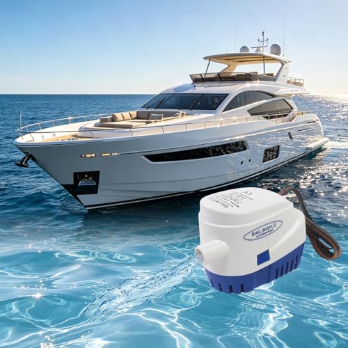 Pompe de cale automatique contre l'accumulation d'eau dans votre bateau 12V