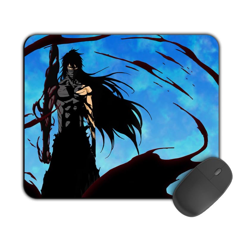 Image of Printed Designer Mouse Pad Scary Ichigo 2 (200MM X 240 X 3MM) Enhance Gaming and Work Performance Comfortable and Precise Non-Slip Water Proof Bleach Mouse Pad.