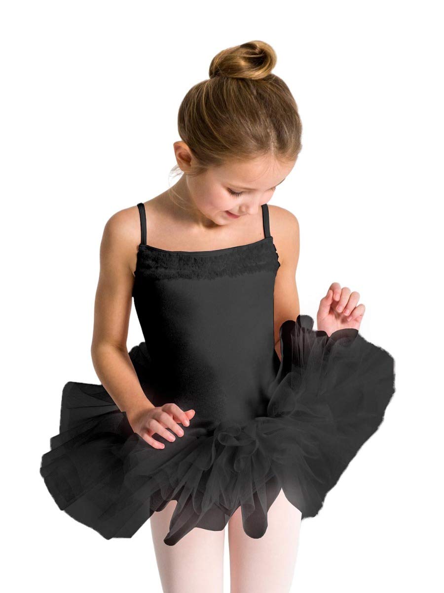 Capezio Women 11307C Ruffle Tutu Dress - BLACK, Medium