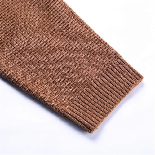 Men Winter Knitted Cardigan Slim Fit Sweater Outerwear Mens V Neck Casual Knit Cardigan4