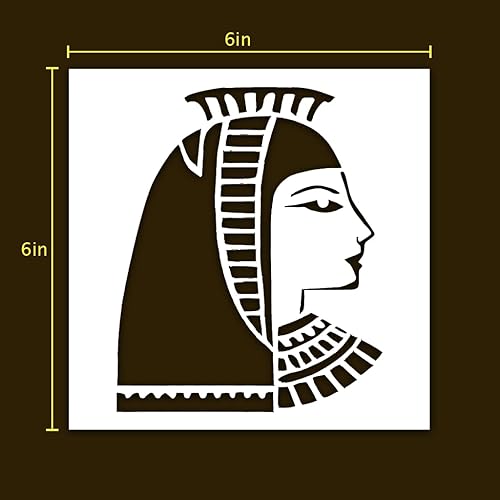 Miniatura 3 de Plantilla egipcia  Ojo de Horus Faraon Dios antiguo Anubis Ra Clepatra Piramind Esfinge Plantillas para pintar sobre madera, vidrio, pared, roca,