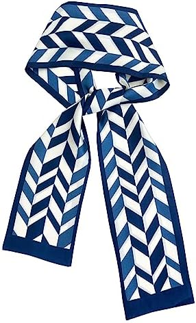 Roizsx fashion satin scarf for hair beach head wraps neck scarves for women lightweight handbag accessories