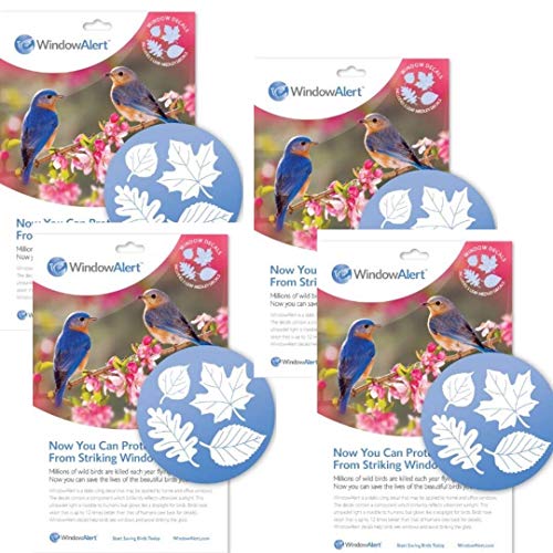 WindowAlert Leaf Medley Decals Window Clings Protect Wild Birds
