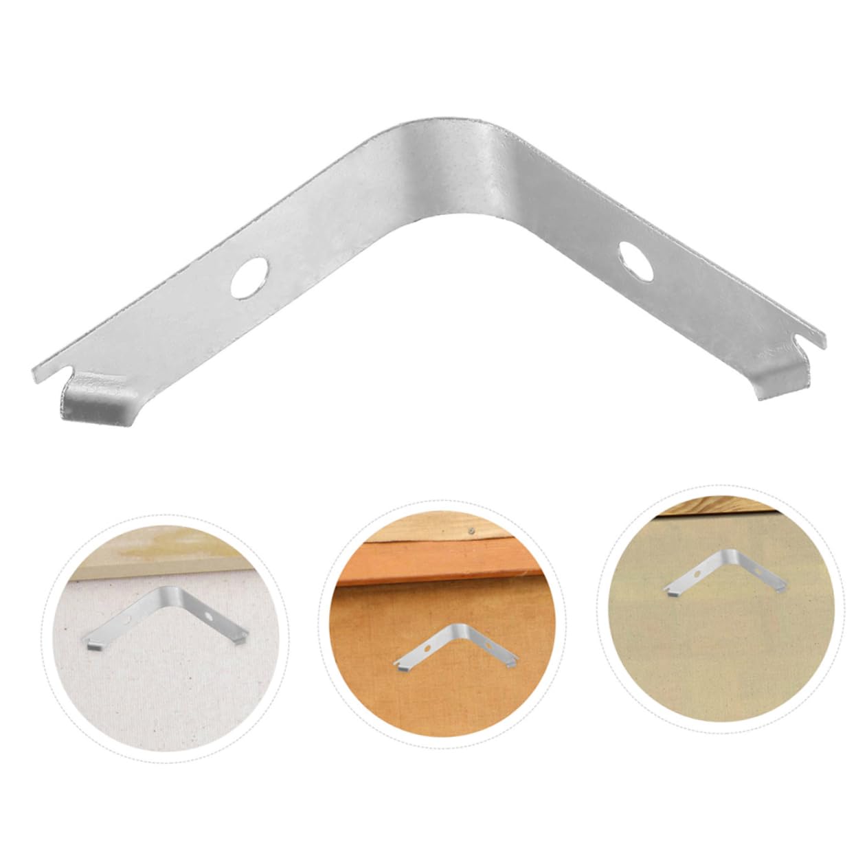 KONTONTY Strong Durable 100pcs Spring Clips for Picture Frames Easy to Install DIY Framing Tools