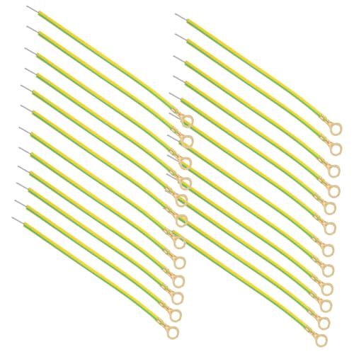SEWACC Practical Ground Wire Set Pcs Yellow Green Led Grounding Wire Easy Maintenance