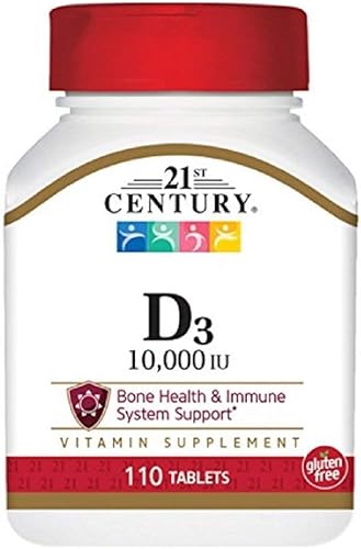 21st Century Century Ultra Strength D3-10,000 UI, 110 ea (paquete de 11)