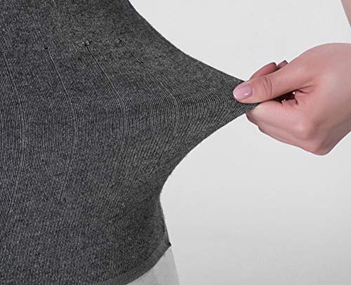 Waist Support Stomach Kidney Warmer Lumbar Support Lower Back Brace Abdominal Binder Slim Waist Trimmer Belt Thin Soft Cashmere Waistband for Warming Kidney Pain Relief C Section Surgical Recovery - Image 4