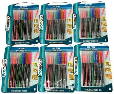 Promarx Juego de bolígrafos flexibles de gel