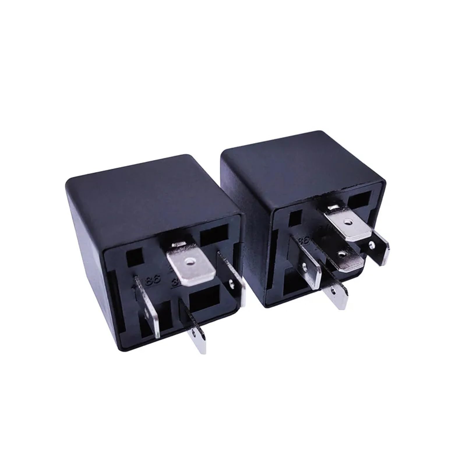 Glarks 10 Stück 12 V 30/40 Amp 5-Pin SPDT Elektrischer Relaisschalter