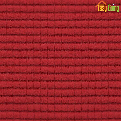 Image of Easy-Going Stretch 1 Piece Chair Couch Cushion Cover for Sofa | Sofa Cushion Furniture Protector Sofa Seat sofa slipcover Washable sofa cover soft with Elastic Bottom Christmas Red